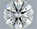 Natural Diamond 0.45 Carats, Round with Excellent Cut, K Color, VS1 Clarity and Certified by IGI