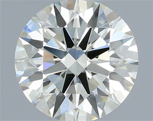 Picture of Natural Diamond 0.45 Carats, Round with Excellent Cut, K Color, VS1 Clarity and Certified by IGI