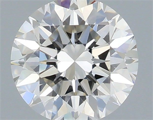 Picture of Natural Diamond 0.50 Carats, Round with Very Good Cut, I Color, VVS1 Clarity and Certified by IGI