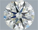 Natural Diamond 0.41 Carats, Round with Excellent Cut, K Color, VS2 Clarity and Certified by IGI
