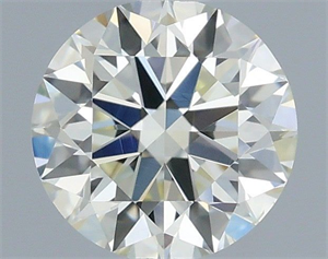 Picture of Natural Diamond 0.41 Carats, Round with Excellent Cut, K Color, VS2 Clarity and Certified by IGI
