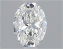 Natural Diamond 0.50 Carats, Oval with  Cut, G Color, VS1 Clarity and Certified by GIA