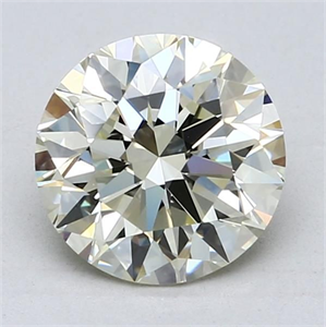 Picture of Natural Diamond 2.01 Carats, Round with Excellent Cut, M Color, IF Clarity and Certified by HRD