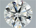 Natural Diamond 3.25 Carats, Round with Excellent Cut, J Color, VS2 Clarity and Certified by IGI