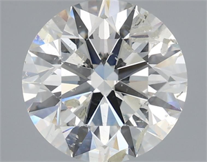 Picture of Natural Diamond 3.14 Carats, Round with Excellent Cut, I Color, SI2 Clarity and Certified by IGI