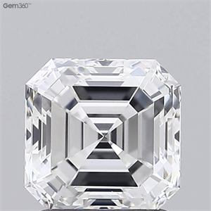 Picture of Natural Diamond 1.41 Carats, Asscher with  Cut, G Color, VVS1 Clarity and Certified by GIA