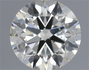 Picture of Natural Diamond 0.50 Carats, Round with Excellent Cut, J Color, SI2 Clarity and Certified by IGI