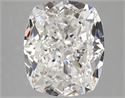 Natural Diamond 5.01 Carats, Cushion with  Cut, F Color, SI1 Clarity and Certified by GIA
