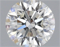 Natural Diamond 0.51 Carats, Round with Excellent Cut, G Color, IF Clarity and Certified by IGI