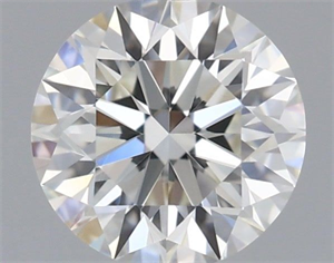 Picture of Natural Diamond 0.51 Carats, Round with Excellent Cut, G Color, IF Clarity and Certified by IGI
