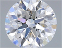Diamante Natural 0.50 quilates, Redondo , Color D, claridad VS1 y certificado IGI
