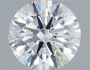 Picture of Natural Diamond 0.50 Carats, Round with Excellent Cut, E Color, SI1 Clarity and Certified by IGI