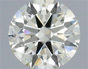 Foto Diamante Natural 0.40 quilates, Redondo , Color J, claridad VS2 y certificado IGI de