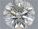 Diamante Natural 0.41 quilates, Redondo , Color J, claridad VS2 y certificado IGI
