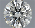 Natural Diamond 0.40 Carats, Round with Excellent Cut, J Color, VS2 Clarity and Certified by IGI