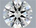 Natural Diamond 0.40 Carats, Round with Excellent Cut, I Color, VS1 Clarity and Certified by IGI