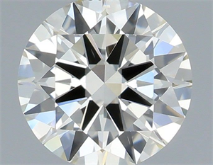 Picture of Natural Diamond 0.40 Carats, Round with Excellent Cut, I Color, VS1 Clarity and Certified by IGI