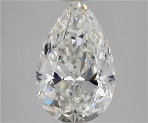 Foto Diamante Natural 2.52 quilates, De pera , Color F, claridad SI1 y certificado GIA de