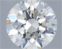 Natural Diamond 0.40 Carats, Round with Excellent Cut, H Color, VS1 Clarity and Certified by IGI