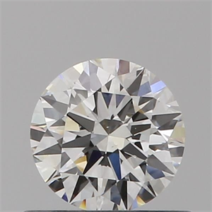 Picture of Natural Diamond 0.46 Carats, Round with Excellent Cut, G Color, VS2 Clarity and Certified by GIA