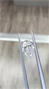 Natural Diamond 1.00 Carats, Pear with  Cut, H Color, SI1 Clarity and Certified by GIA
