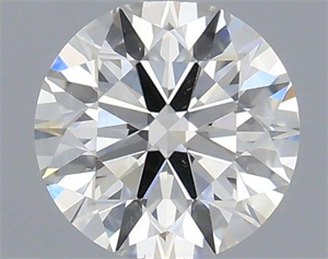 Picture of Natural Diamond 0.43 Carats, Round with Excellent Cut, H Color, VS2 Clarity and Certified by IGI