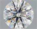 Natural Diamond 0.59 Carats, Round with Excellent Cut, I Color, SI2 Clarity and Certified by IGI