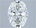 Natural Diamond 1.52 Carats, Oval with  Cut, H Color, VS1 Clarity and Certified by IGI