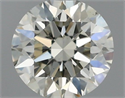 Diamante Natural 0.44 quilates, Redondo , Color J, claridad VS2 y certificado IGI