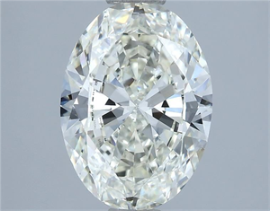 Picture of Natural Diamond 1.70 Carats, Oval with  Cut, J Color, VS2 Clarity and Certified by IGI