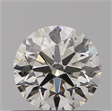 Diamante Natural 0.50 quilates, Redondo , Color J, claridad VVS1 y certificado GIA