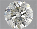 Natural Diamond 3.03 Carats, Round with Excellent Cut, L Color, I1 Clarity and Certified by GIA