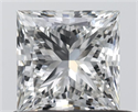 Natural Diamond 0.70 Carats, Princess with  Cut, H Color, VS2 Clarity and Certified by IGI