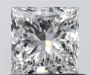 Picture of Natural Diamond 0.70 Carats, Princess with  Cut, H Color, VS2 Clarity and Certified by IGI