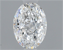 Natural Diamond 0.50 Carats, Oval with  Cut, E Color, SI1 Clarity and Certified by GIA