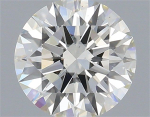 Picture of Natural Diamond 0.62 Carats, Round with Excellent Cut, I Color, SI1 Clarity and Certified by IGI