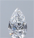 Natural Diamond 0.80 Carats, Pear with  Cut, D Color, VVS1 Clarity and Certified by GIA