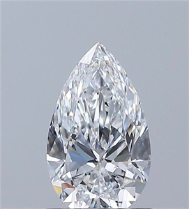 Picture of Natural Diamond 0.80 Carats, Pear with  Cut, D Color, VVS1 Clarity and Certified by GIA