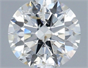 Natural Diamond 0.51 Carats, Round with Excellent Cut, H Color, SI2 Clarity and Certified by IGI