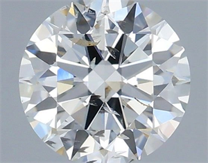 Picture of Natural Diamond 0.51 Carats, Round with Excellent Cut, H Color, SI2 Clarity and Certified by IGI