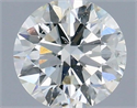 Diamante Natural 0.41 quilates, Redondo , Color H, claridad SI1 y certificado IGI