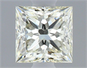 Diamante Natural 0.52 quilates, Princesa , Color N, claridad VVS2 y certificado GIA