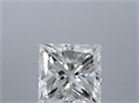 Natural Diamond 0.84 Carats, Princess with  Cut, H Color, VS2 Clarity and Certified by GIA