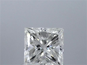 Picture of Natural Diamond 0.84 Carats, Princess with  Cut, H Color, VS2 Clarity and Certified by GIA