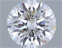 Lab Grown Diamond 0.93 Carats, Round with Ideal Cut, D Color, VVS2 Clarity and Certified by IGI