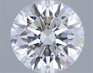 Picture of Lab Grown Diamond 0.93 Carats, Round with Ideal Cut, D Color, VVS2 Clarity and Certified by IGI