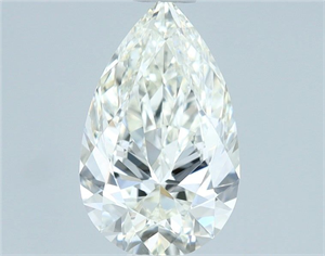 Picture of Natural Diamond 0.90 Carats, Pear with  Cut, H Color, IF Clarity and Certified by IGI