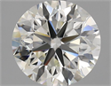 Natural Diamond 3.04 Carats, Round with Very Good Cut, J Color, VVS2 Clarity and Certified by GIA