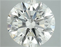 Natural Diamond 5.53 Carats, Round with Excellent Cut, J Color, SI2 Clarity and Certified by GIA