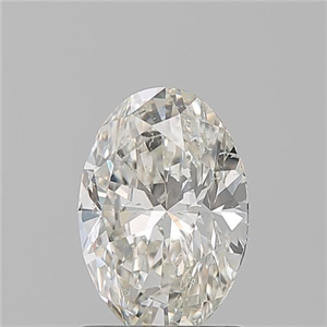 Picture of Natural Diamond 1.50 Carats, Oval with  Cut, K Color, SI2 Clarity and Certified by GIA